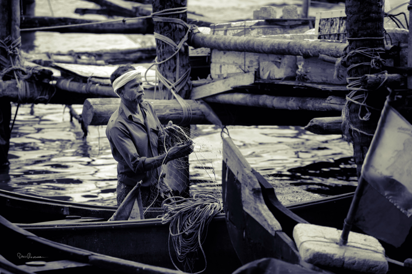 Pêcheur à Cochin
