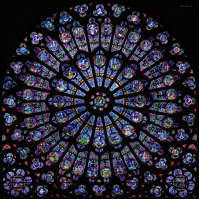 Rosace nord de Notre-Dame de Paris