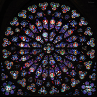 Rosace Sud de Notre Dame de Paris