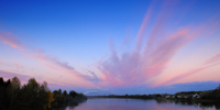 Ciel éclatant au dessus de la Loire