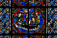 Détail de la dormition de la Vierge, Cathédrale d'Angers