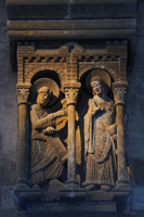 Annonciation, transept nord de l'abbatiale de Conques